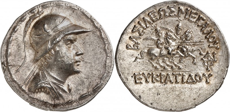 GRÈCE ANTIQUE
Bactriane, royaume de Bactriane, Eucratide I (171-135 av. J.C.). ...