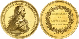ALLEMAGNE
Prusse, Frédéric Guillaume III (1797-1840). Médaille en or au poids de 50 ducats, récompense de l’académie des Sciences de Berlin, par F.W ...