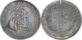 AUTRICHE
Leopold I (1657-1705). Thaler 1695, Hall.
Av. Buste lauré et drapé à droite. Rv. Ecu couronné.
Dav. 3245.
NGC AU 58. Superbe