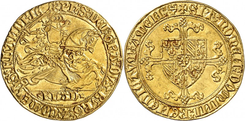 BELGIQUE
Brabant, Philippe le Bon duc de Bourgogne (1434-1467). Cavalier d’or, ...