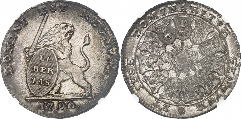 BELGIQUE
Brabant insurrection contre les Pays-Bas autrichiens. Lion d’argent 17...