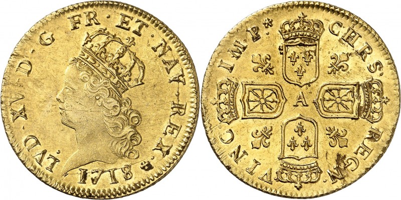 FRANCE
Louis XV (1715-1774). Louis d’or de Noailles 1718 A, Paris.
Av. Tête co...