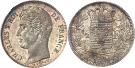 FRANCE
Charles X (1824-1830). 1/2 franc 1829 A, Paris.
Av. Tête nue à gauche. Rv. Écu de France couronné, entouré d’une couronne de laurier.
G. 402...
