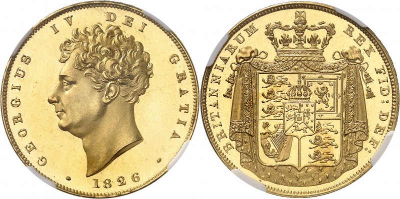 GRANDE-BRETAGNE
Georges IV (1820-1830). 2 souverains (2 pounds) 1826, Londres, ...