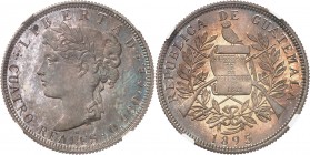 GUATEMALA
République. 4 reales 1895 H, Heaton.
Av. Tête de la République à gauche. Rv. Constitution sur une couronne.
Km. Pn15.
Provenance : Colle...
