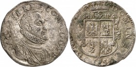 ITALIE
Passerano, Giacomo Radicati seigneur (1594). Tallero 1594.
Av. Buste cuirassé à droite. Rv. Écu couronné.
CNI. Manque
Rarissime, TTB à Supe...