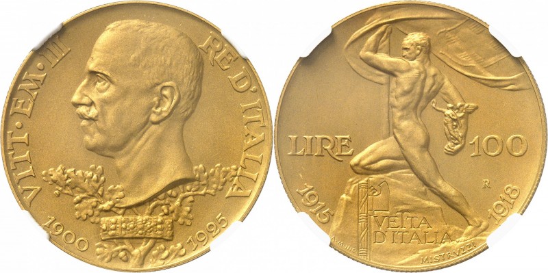 ITALIE
Victor Emanuel III (1900-1946). 100 lire 1925, Rome.
Av. Tête nue à gau...