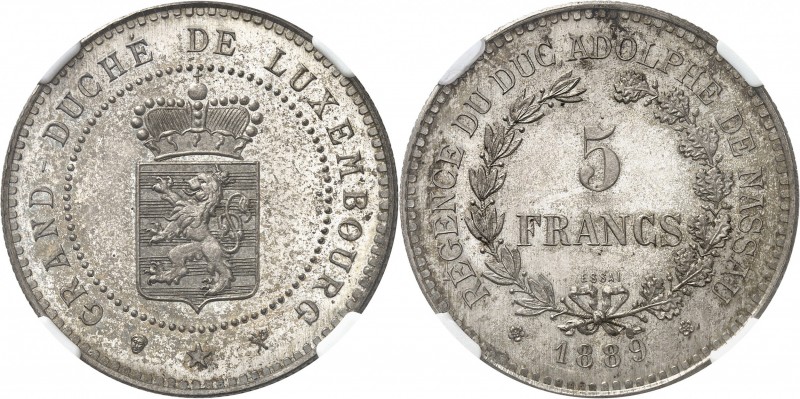 LUXEMBOURG
Guillaume III (1849-1890) sous la régence du duc Adolphe de Nassau. ...