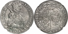 POLOGNE
Stephan Báthory (1576-1586). Thaler 1586, Nagybanya.
Av. Buste couronné et en uniforme à droite. Rv. Écu couronné.
D. 8457, K. 10504.
NGC ...