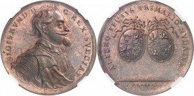 POLOGNE
Pologne Sigismond III (1592-1599). Médaille en bronze (1720), célébrant l’éviction du trône de Suède du roi polonais, par Hartman,
Av. Buste...