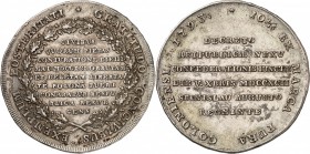 POLOGNE
Stanislav Auguste (1764-1795). Thaler 1793 « confédération de Targowica », Varsovie.
Av. Inscriptions dans une couronne. Rv. Inscriptions su...