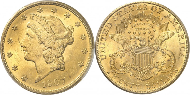 U.S.A.
20 dollars Liberty 1907, Philadelphie.
Av. Tête de Liberté à gauche. Rv...