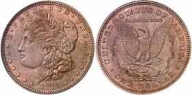 U.S.A.
Dollar Morgan 1878, essai en bronze.
Av. Tête de Liberté à gauche. Rv. Aigle aux ailes déployées.
J. 1551.
PCGS PR 65 BN. Rare et Fleur de ...