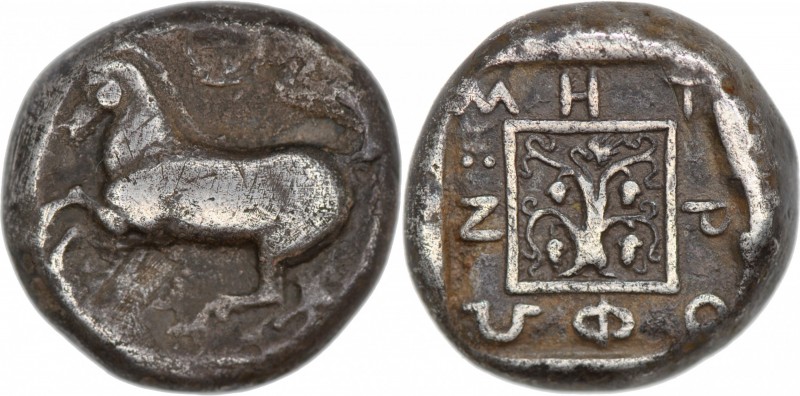 Thrace, Maroneia. Circa 430-400 BC. AR Tetradrachm (20mm, 14.13 g, 3h). Metropho...