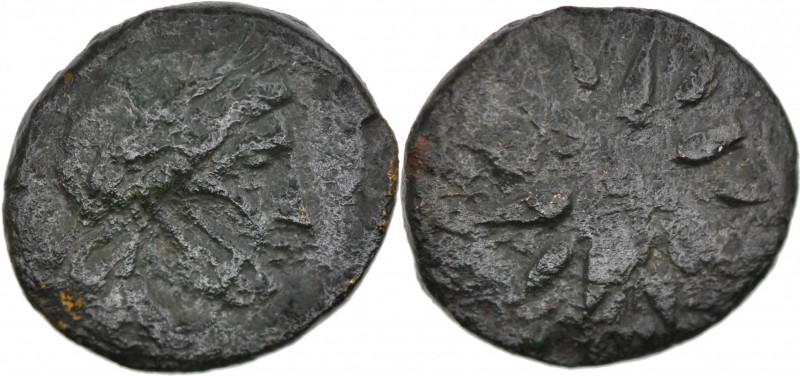Mysia, Gambrion. 4th century BC. Æ (16mm, 3.10g). Laureate head of Apollo right ...