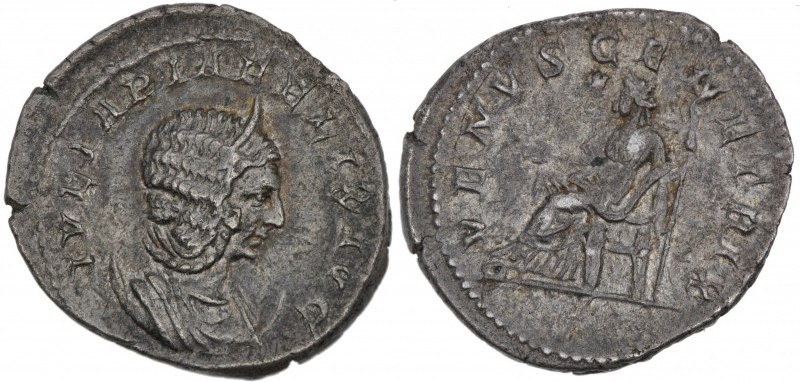 Julia Domna, mother of Caracalla. AR Antoninianus (23mm, 4.66g, 6h). Struck AD 2...