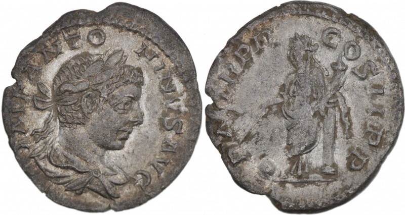 Elagabalus. AD 218-222. AR Denarius (18mm, 2.24g, 6h). Rome mint. Struck AD 219-...