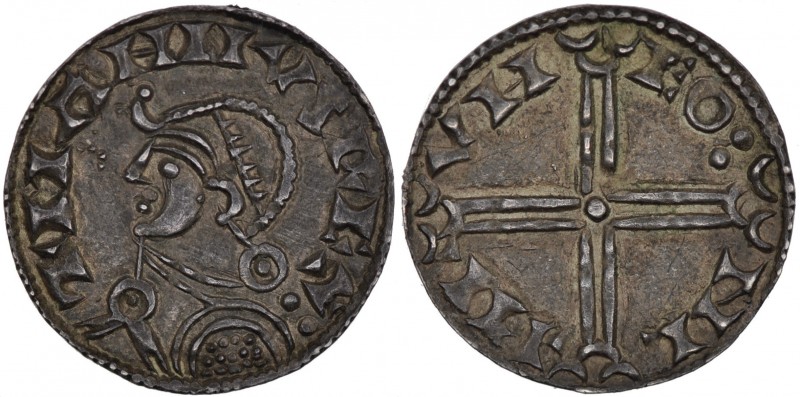 Denmark. Magnus den Gode (the Good). 1042-1047. AR Penning (17mm, 1.04g, 3h). Lu...