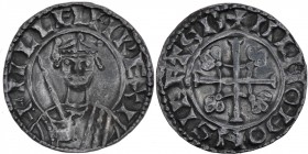 England. William I the Conqueror. 1066-1087. AR Penny (18mm, 1.32 g, 9h). Sword type (BMC VI). Shaftesbury mint; moneyer Alfnoth. Struck circa 1077-10...