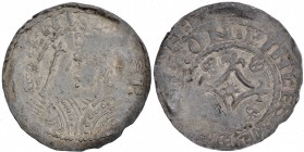 England. Henry I. 1100-1135. AR Penny (20mm, 1.39g). Star in Lozenge Fleurée type (BMC XIII). Winchester mint; moneyer possibly Leofwine. Struck circa...