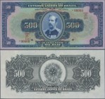 Brazil: República dos Estados Unidos do Brasil - Thesouro Nacional 500 Mil Reis ND(1931) SPECIMEN, P.92bs, serial number 00000, red overprint ”Specime...