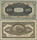 China: Russian - Asian Bank (Русско - Азiатскiй Банкъ), 100 Rubles ND(1919) P. S478, with several folds but no holes or tears, condition: F to F+.
 [...