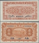 China: Frontier Bank, Mukden 10 Cents 1929, P.S2577 in UNC condition. Very Rare!
 [differenzbesteuert]