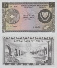 Cyprus: 1 Pound 1974 P. 43b in UNC condition.
 [differenzbesteuert]
