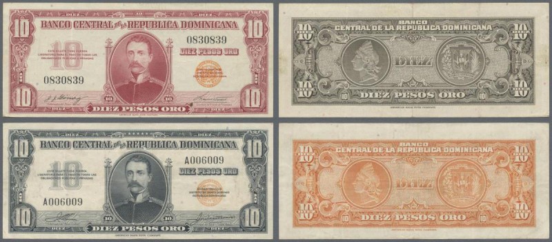 Dominican Republic: Banco Central de la República Dominicana 10 Pesos ND(1949) P...