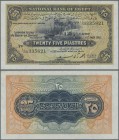 Egypt: National Bank of Egypt 25 Piastres 1951, P.10f in perfect UNC condition. Rare!
 [differenzbesteuert]