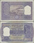 India: Reserve Bank of India 100 Rupees ND(1960's), signature Bhattacharya, P.47, still nice condition with strong paper and bright colors, some small...