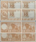 Norway: Nice set with 4 banknotes 10 Kroner P.31a,b, dated 1954 (XF), 1955 (VF), 1956 (aUNC) and 1957 (VF+). (4 pcs.)
 [zzgl. 7 % Importspesen]