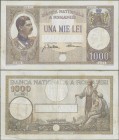 Romania: Banca Naţională a României 1000 Lei 1934, P.37, very popular note in nice condition without pinholes or larger damages, some folds, lightly s...