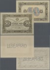 Russia: Front and reverse SPECIMEN of the 50 Rubles 1923 from the second ”New Ruble” State Currency Notes - Text on Back 8 Lines - Issue, P.167s in pe...