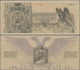Russia: Northwest Russia 1000 Rubles 1919, P.S210, soft vertical bend at center, tiny pinhole and a few stains. Condition: VF+
 [differenzbesteuert]