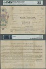Russia: Siberia & Urals - Cossack Territory 50 Rubles 1918, P.S926A, highly rare note with repaired tears at left margin, slightly stained paper and s...