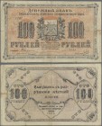 Russia: Siberia & Urals – ORENBURG 100 Rubles 1917, P.S978 in F-/F condition.
 [differenzbesteuert]