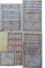 India: Collection of almost 200 different India Post Office Certificates. Starting in the 1926-1936 with Post Office 5-Year and 10-Year Cash Certifica...
