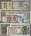 Alle Welt: African Countries: Large set of 80 higher value banknotes from african countries, mostly different, but also doubles possible, incuding the...