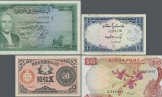 Alle Welt: Huge box with more than 1000 banknotes from all over the world with a small part Austrian Notgeld, comprising for example Tunisia 1 Dinar N...