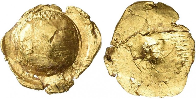 Süddeutschland: Keltische Goldmünze, anonym, 0,99 g, sehr schön.
 [differenzbes...