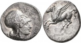 Korinth: AR-Stater, ca. 375-300 v. Chr., 7,5 g, sehr schön.
[differenzbesteuert]
