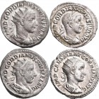 Gordianus III. (238 - 244): Lot 7 Stück, 6 x AR Antoniniane und 1 x AR Denar, sehr schön, sehr schön-vorzüglich.
 [differenzbesteuert]