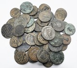 Antike: Kleines Konvolut von 46 antike Kupfermünzen, meist Römische Kaiserzeit. Sehr schön, sehr schön-vorzüglich.
 [differenzbesteuert]