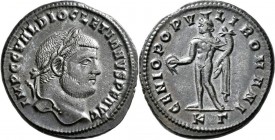 Antike: Römische Kaiserzeit, Lot 3 Stück, Diocletian 284-305: Æ-Nummis, GENIO POPVLI ROMANI, 9,24 g, Kampmann 119.84, sehr schön-vorzüglich / Maximian...