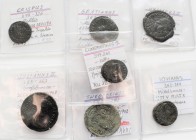 Antike: Lot 7 Bronzemünzen Münzen der Römischen Kaiserzeit, 4. Jahrhundert, sehr schön, sehr schön-vorzüglich.
 [differenzbesteuert]