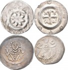 Altdeutschland und RDR bis 1800: Bamberg: Lot 4 Kleinmünzen / Pfennige um 1250, nicht näher bestimmt.
[differenzbesteuert]
