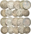 Altdeutschland und RDR bis 1800: Hessen: Lot 10 diverse Münzen, Albus und Kreuzer, nicht näher bestimmt.
 [differenzbesteuert]