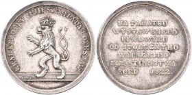 Medaillen alle Welt: Böhmen / Mlada Boleslav (Jungbunzlau): Silbermedaille 1822 von Lang (I.W.L.) auf das neue Brauhaus der brauberechtigten Bürgersch...