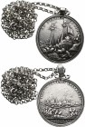 Medaillen alle Welt: Großbritannien, Anne 1702-1714: Medaille 1709 von Martin Brunner auf die Einnahme von Tournai (Spanische Niederlande, jetzt Belgi...